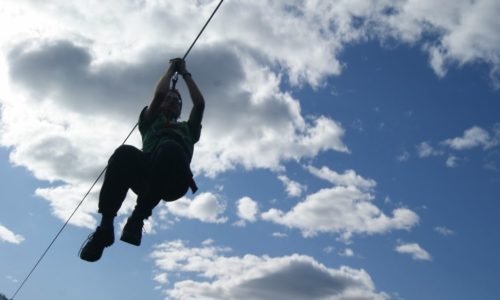 zipline builder mont-tremblant